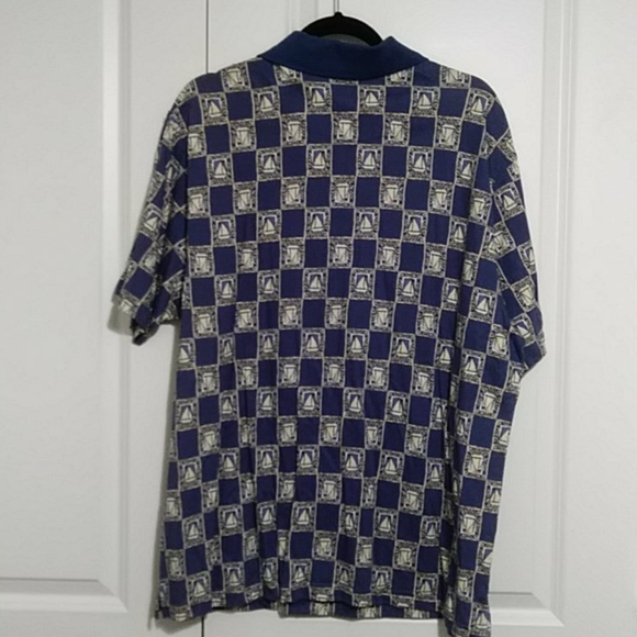 NWT Nautical Polo Shirt Large - Picture 6 of 7